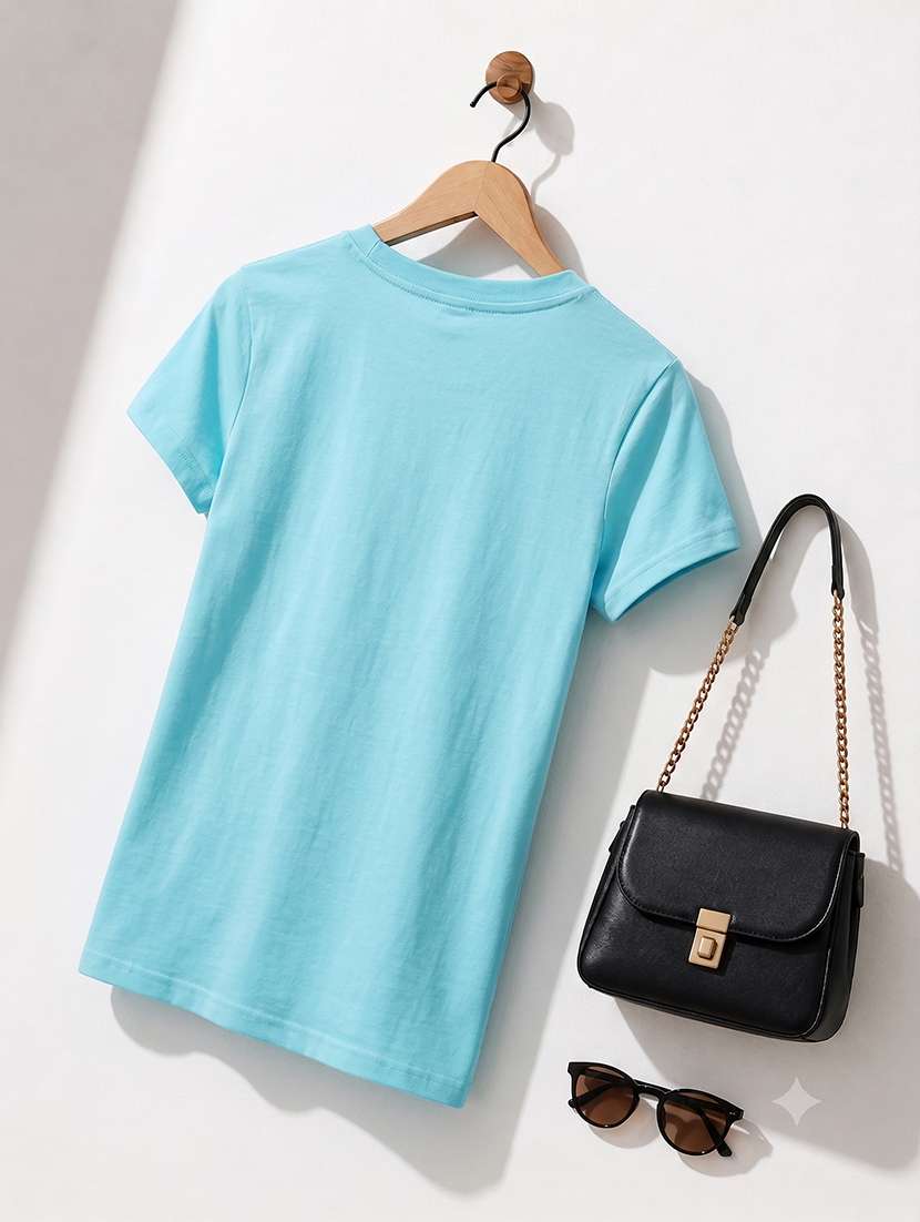women printed short sleeves regular fit t-shirt - 22567498 -  Standard Image - 5