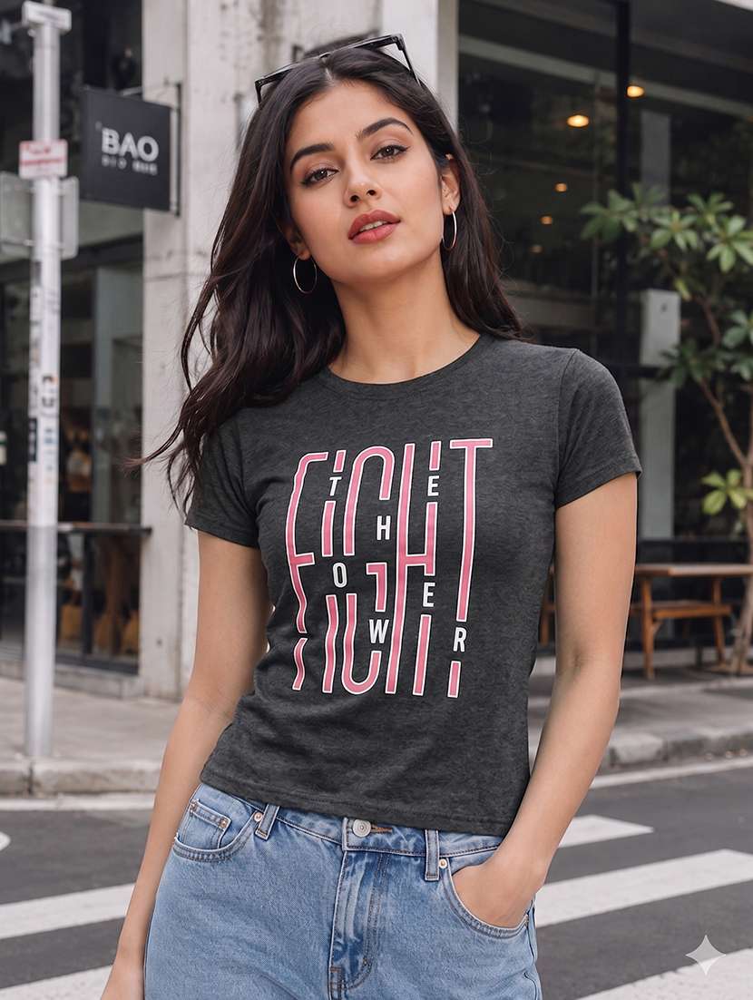 women printed short sleeves regular fit t-shirt - 22567500 -  Standard Image - 3