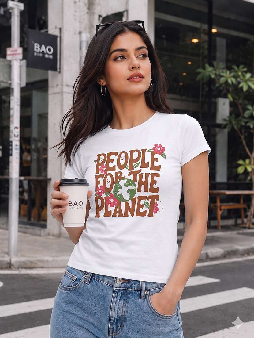 women printed short sleeves regular fit t-shirt - 22567501 -  Standard Image - 3
