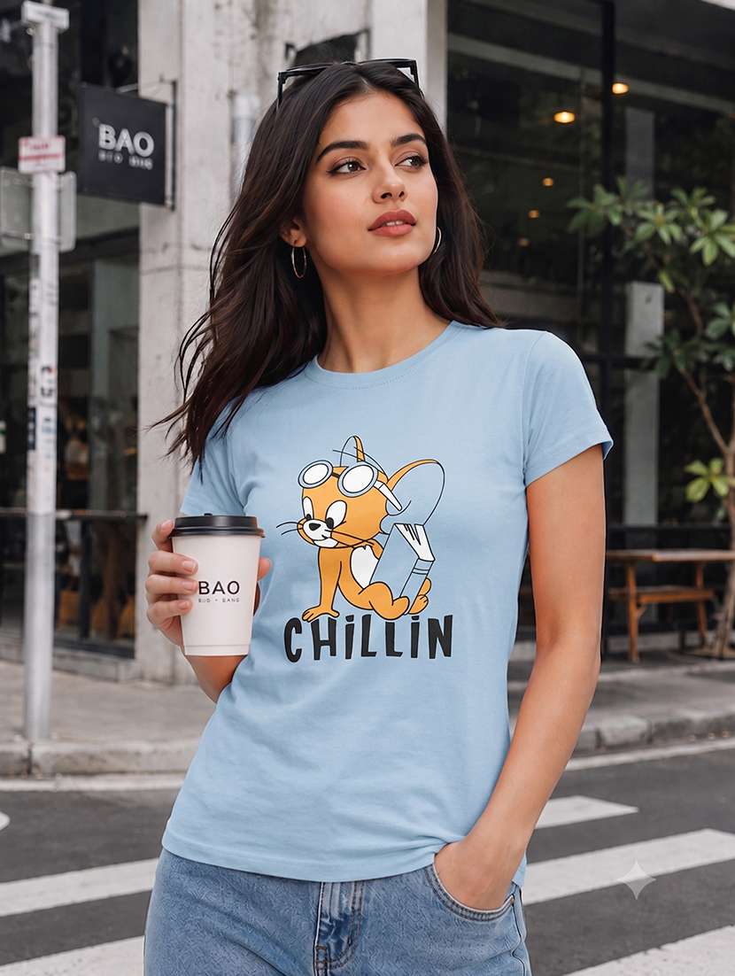 women printed short sleeves regular fit t-shirt - 22567506 -  Standard Image - 3