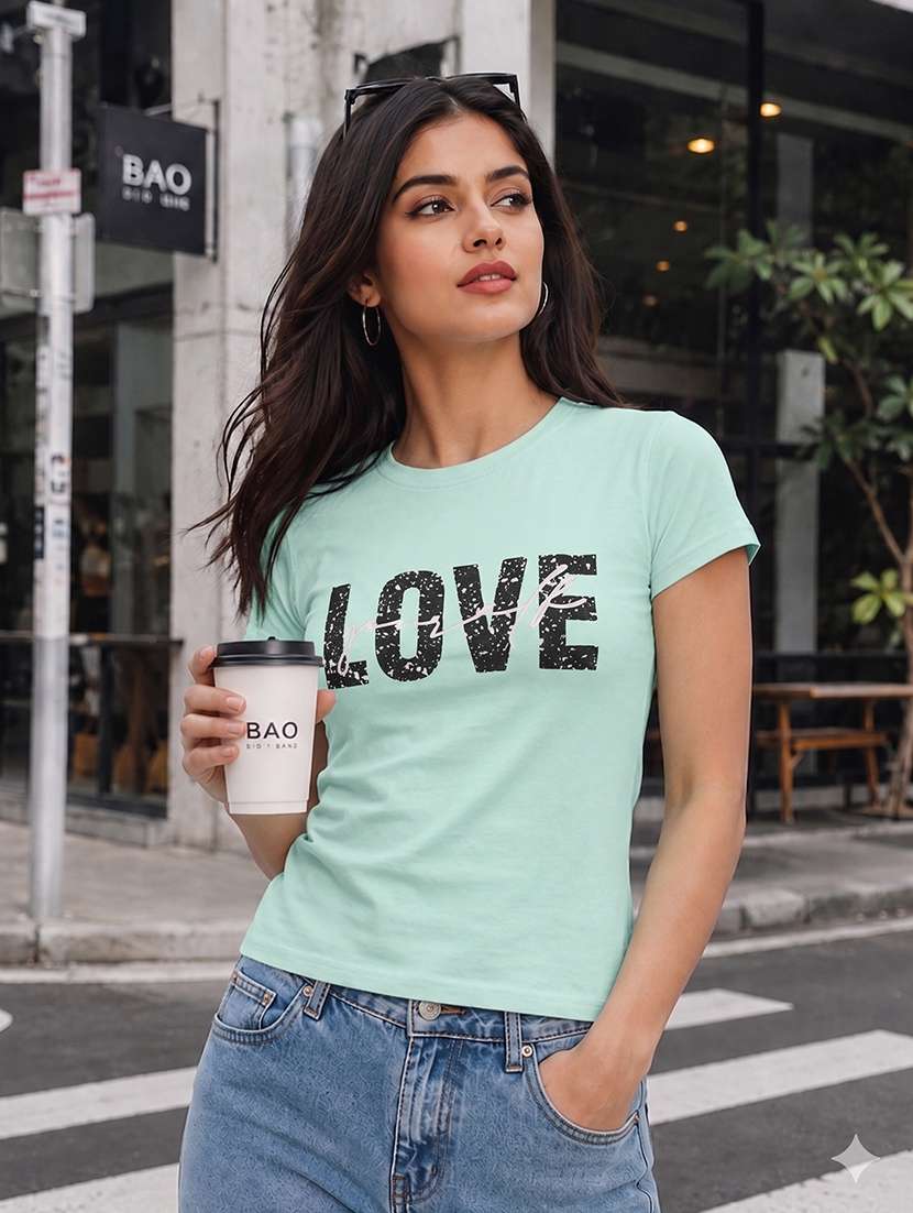 women printed short sleeves regular fit t-shirt - 22567511 -  Standard Image - 3