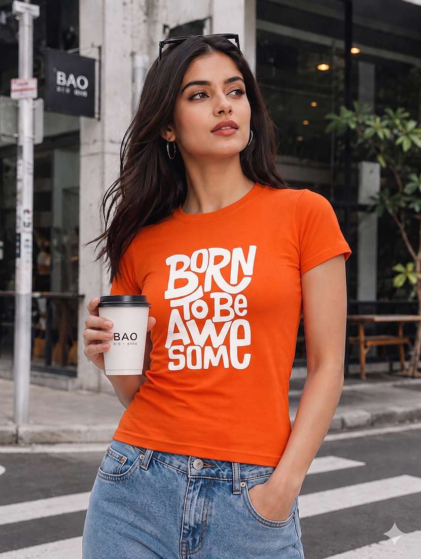 women printed short sleeves regular fit t-shirt - 22567514 -  Standard Image - 3