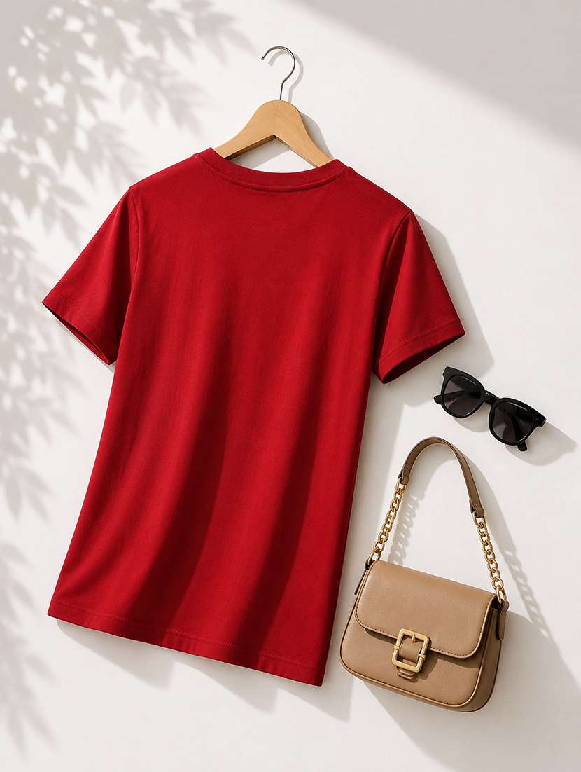 women printed short sleeves regular fit t-shirt - 22567516 -  Standard Image - 5