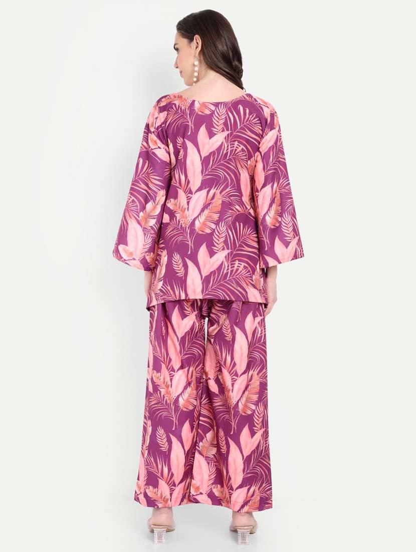Women Printed Long Sleeves Ethnic Co-ord Set - 22567537 -  Standard Image - 5