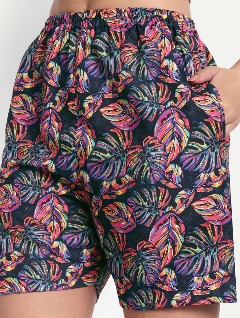 Women Printed Short Sleeves Shirt And Shorts Set - 22567564 -  Standard Image - 5