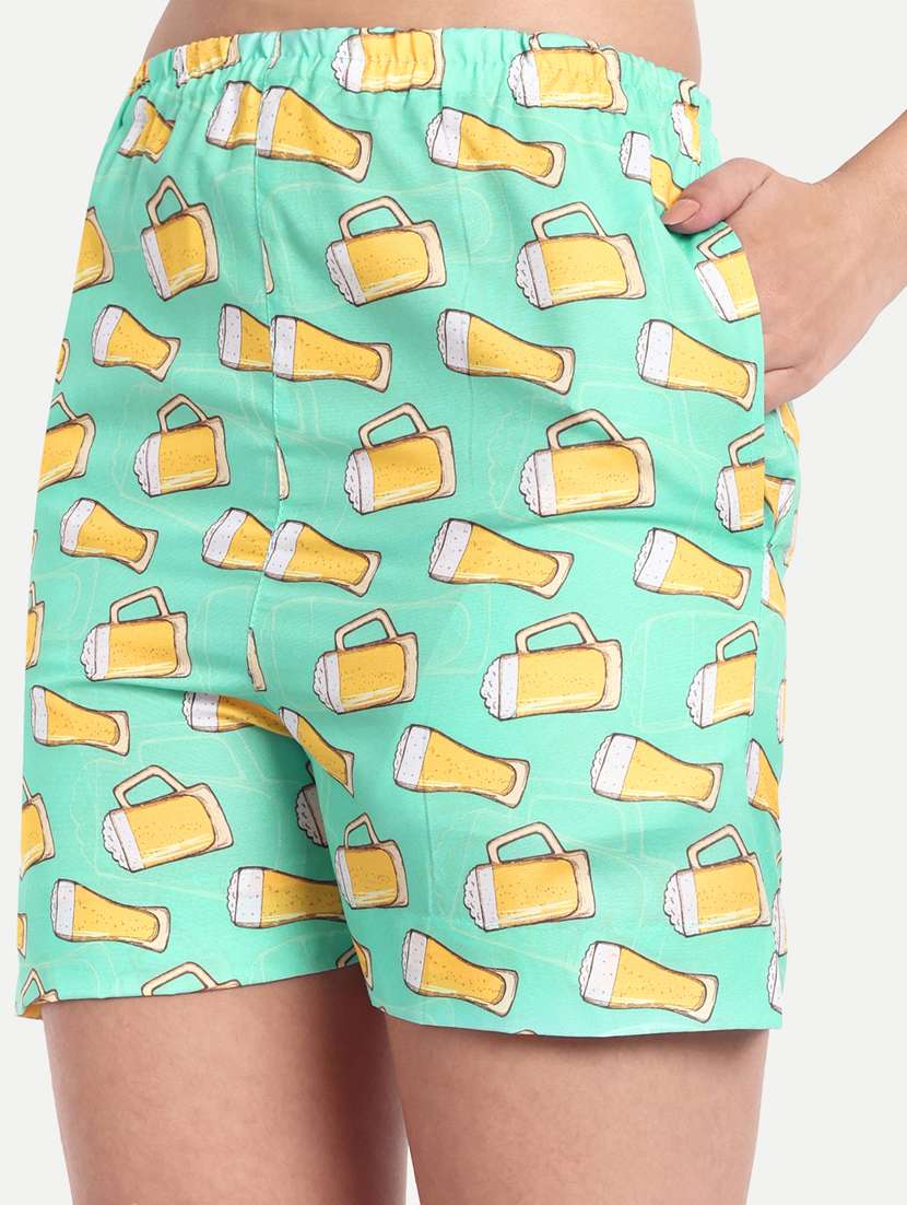 women printed short sleeves shirt and shorts set - 22567569 -  Standard Image - 5