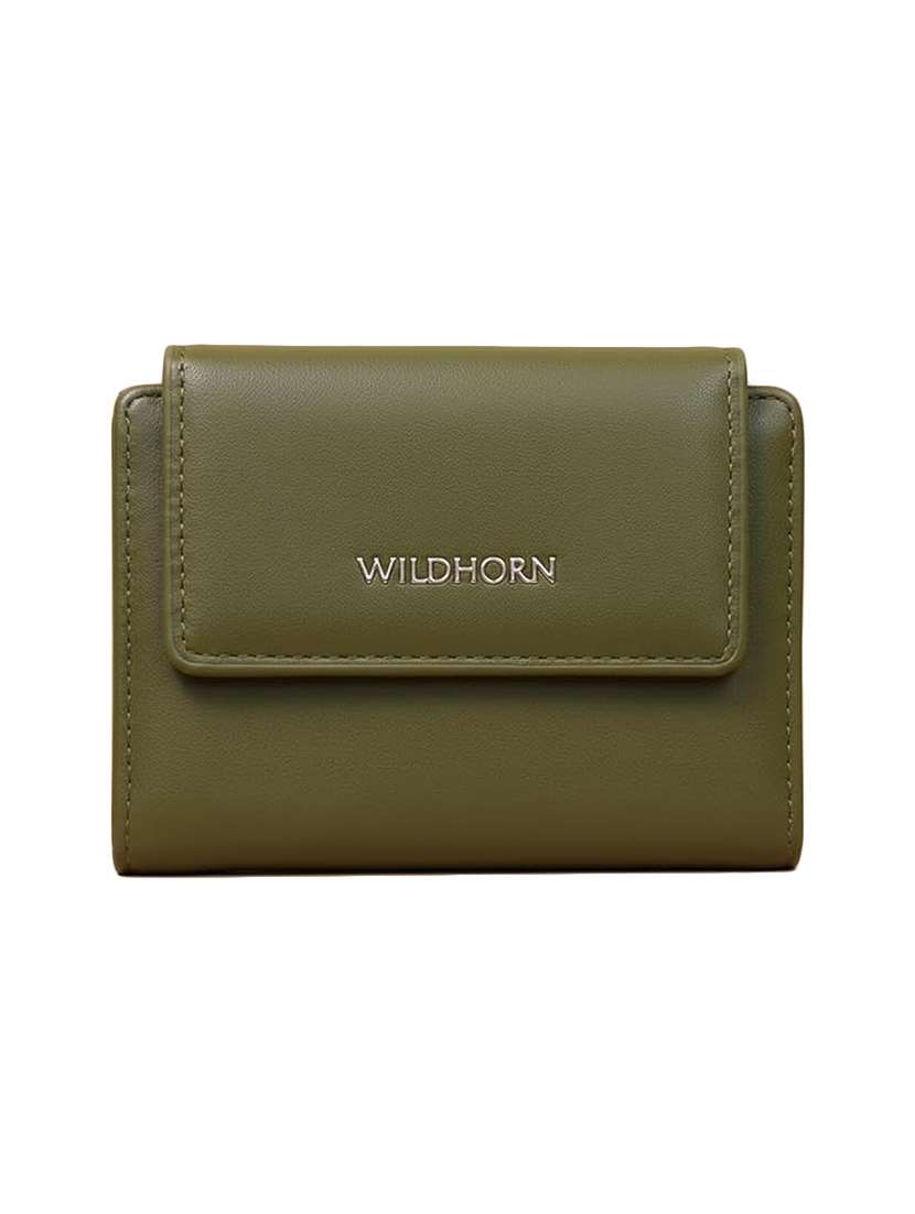 men solid tri-fold wallet