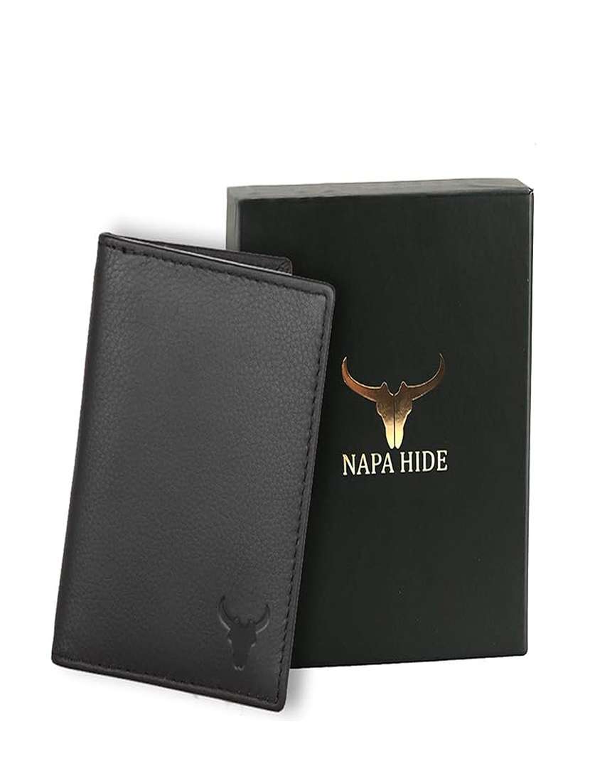genuine leather bi-fold wallet with card slots - 22567750 -  Standard Image - 5