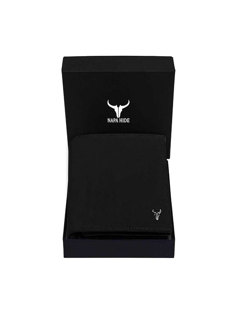 genuine leather bi-fold wallet with multiple card slots - 22567764 -  Standard Image - 5