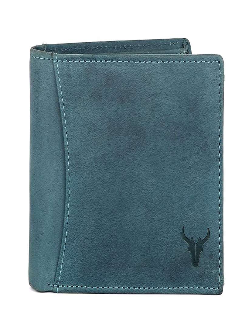 teall leather bi-fold wallet with card slots