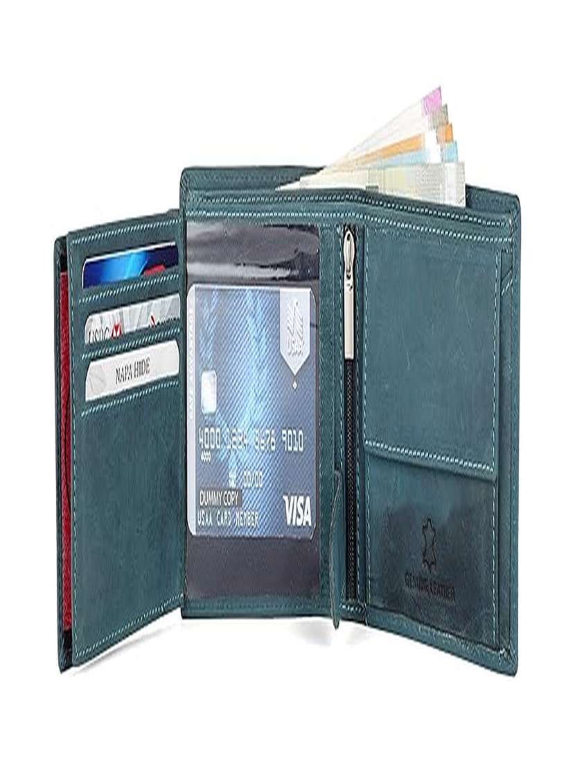 Teall Leather Bi-fold Wallet With Card Slots - 22567778 -  Standard Image - 3
