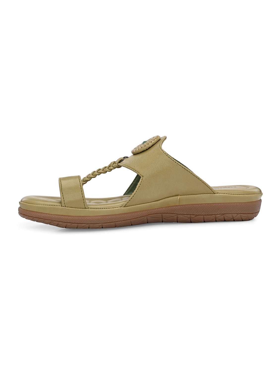 women green toe separator kolhapuri - 22567807 -  Standard Image - 3