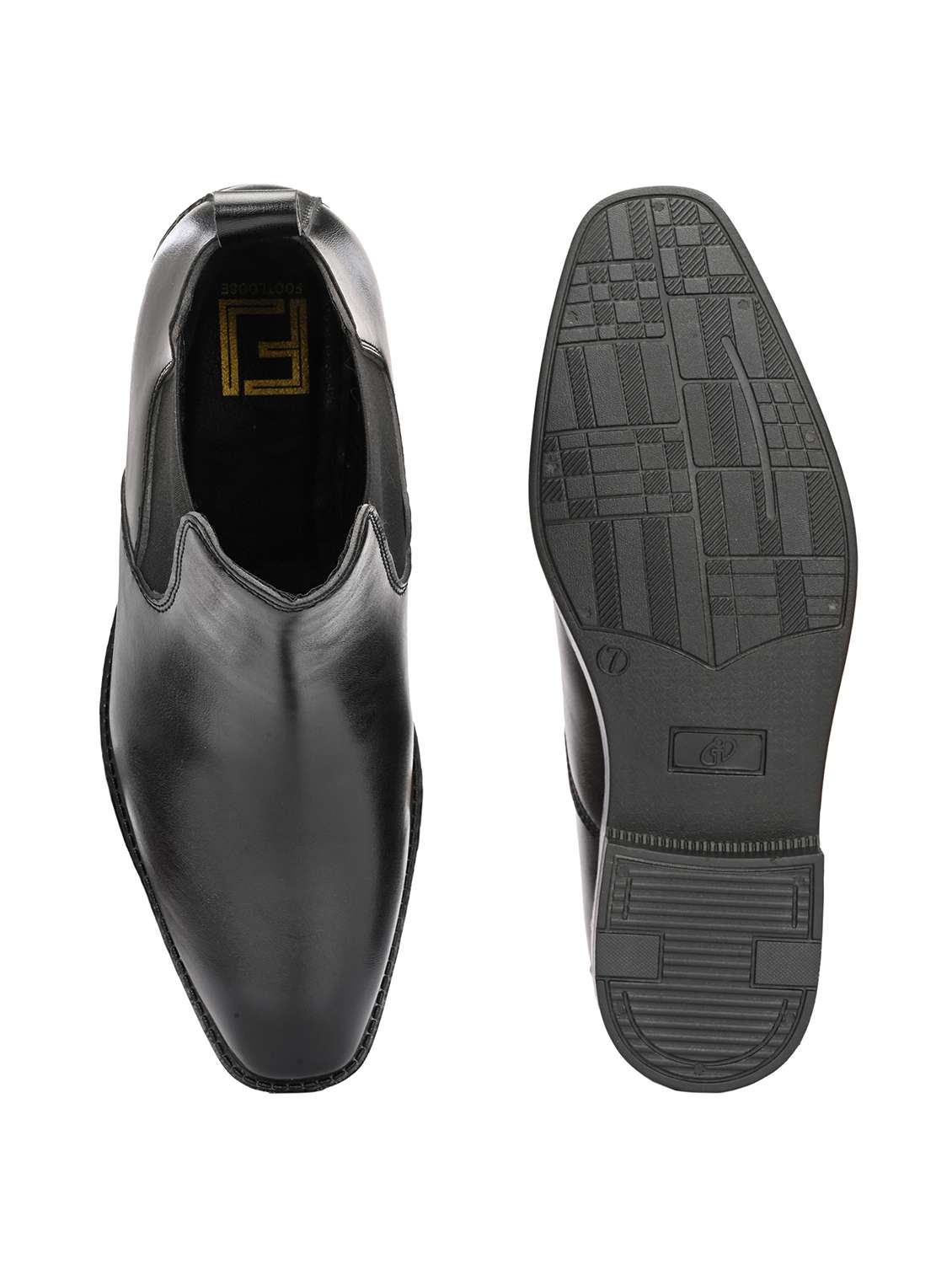 Men Solid Slip On Chelsea Boot - 22567812 -  Standard Image - 5