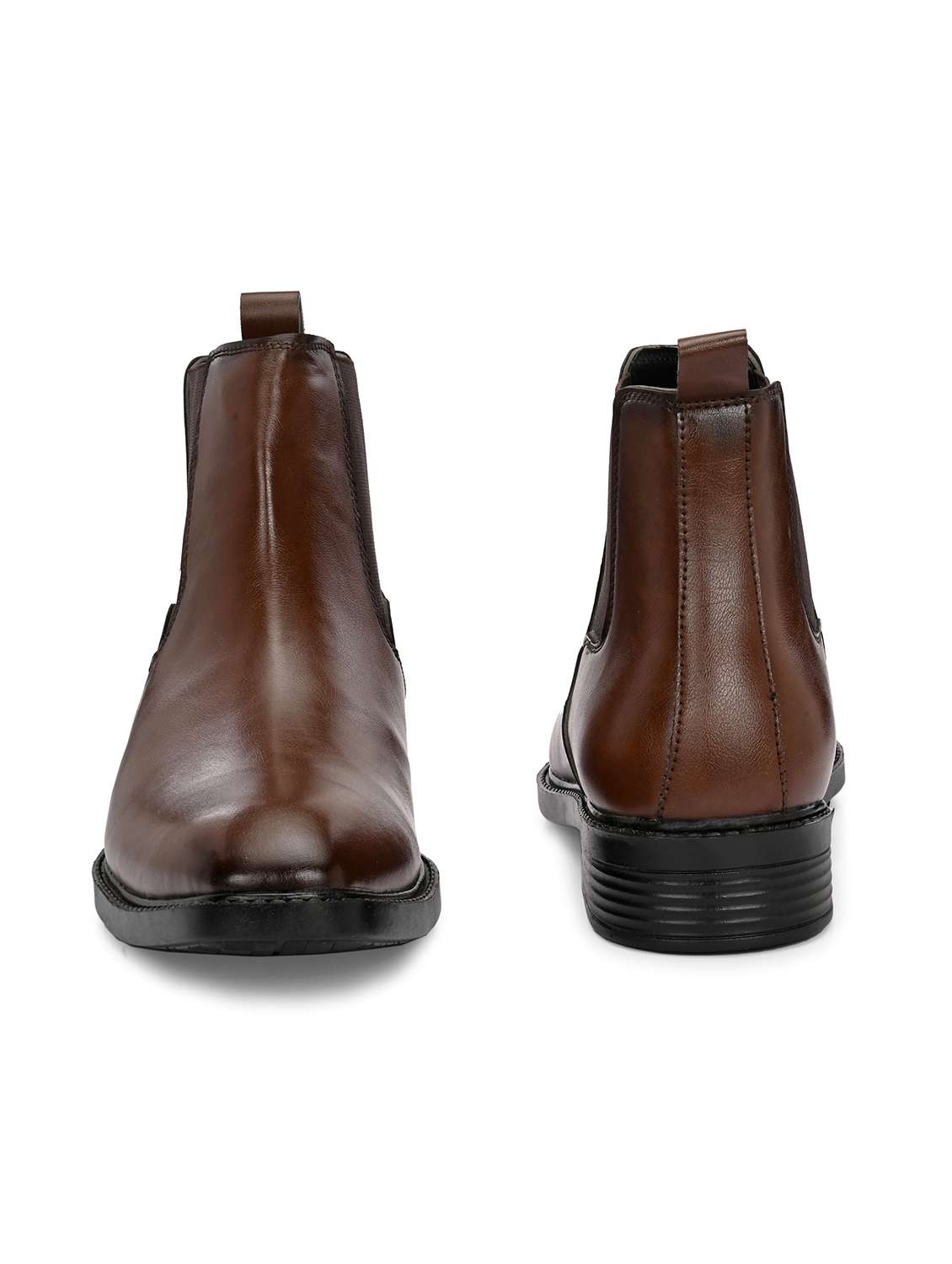 Men Solid Slip On Chelsea Boot - 22567813 -  Standard Image - 5