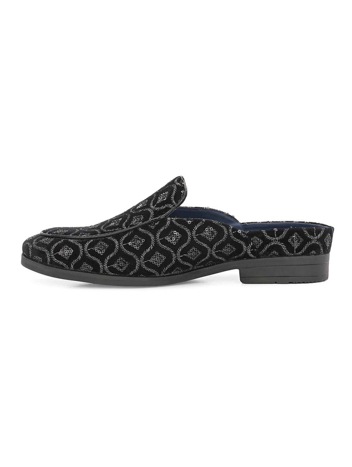 men black slip on mule - 22567815 -  Standard Image - 3
