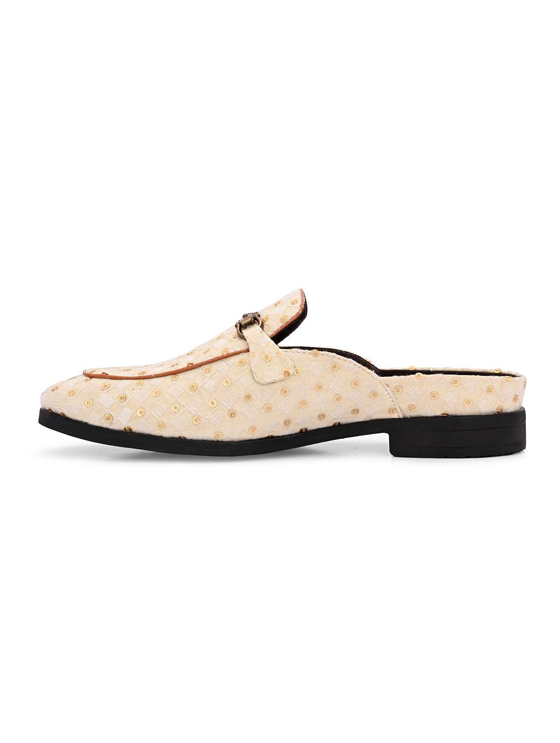 men beige slip on mule - 22567816 -  Standard Image - 3