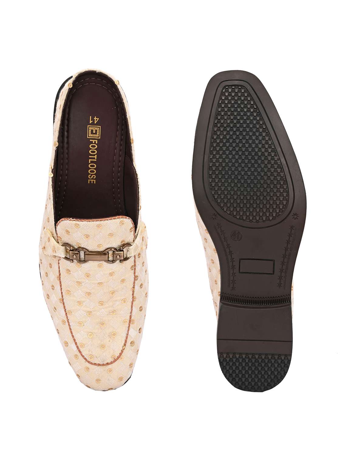 men beige slip on mule - 22567816 -  Standard Image - 5