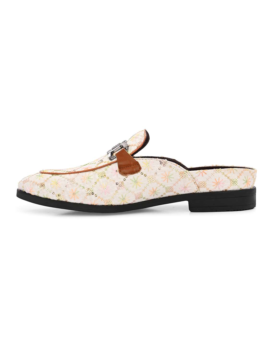 men white slip on mule - 22567817 -  Standard Image - 3