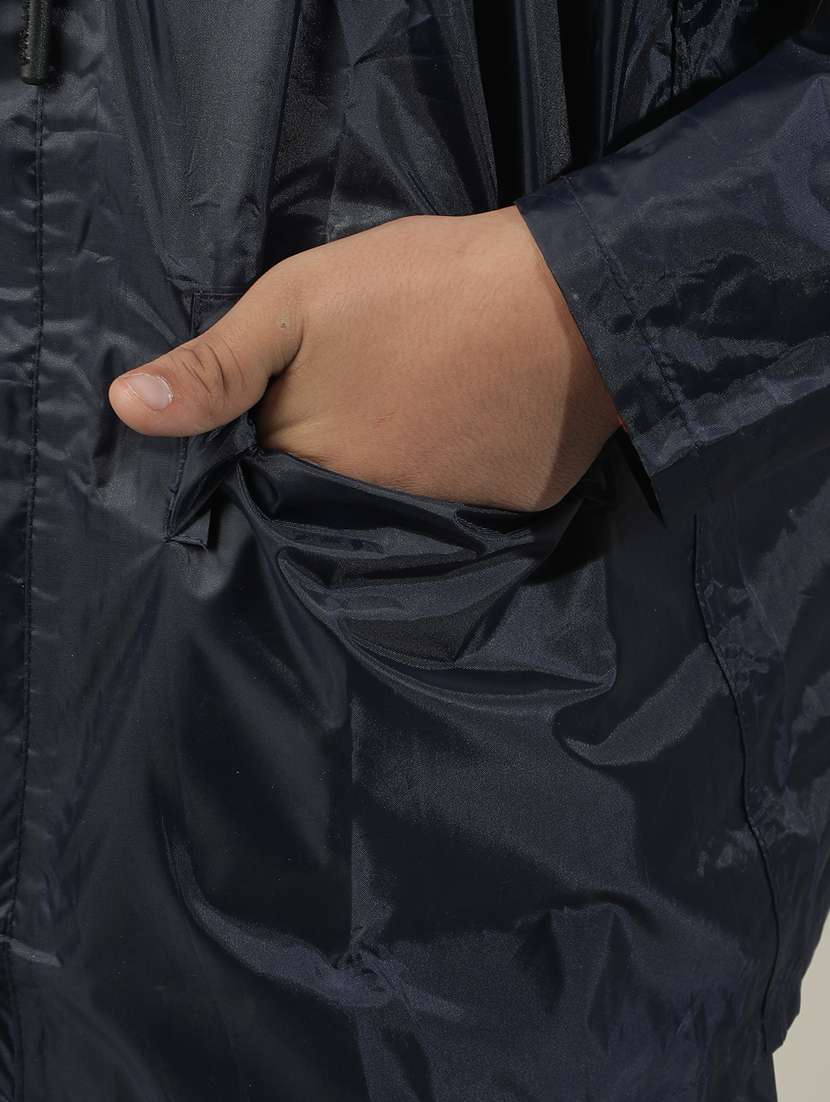 unisex solid long sleeves rain suit - 22567824 -  Standard Image - 5