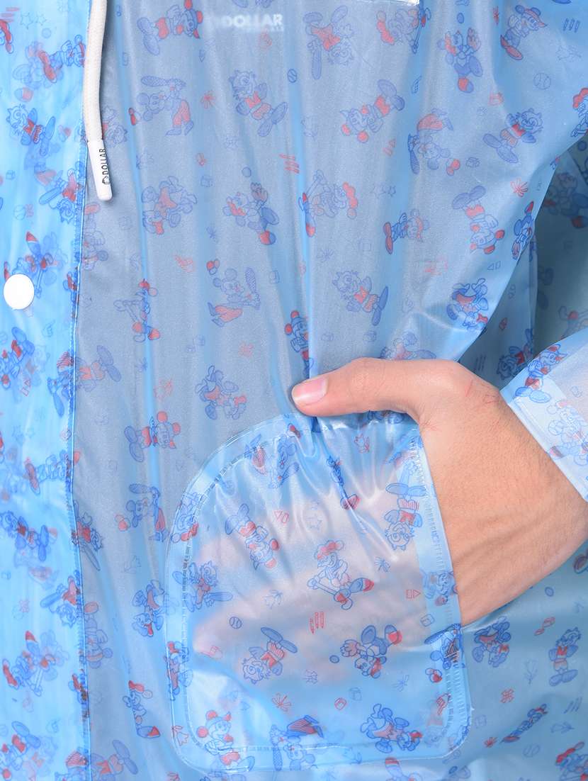 unisex pinted long sleeves rain suit - 22567841 -  Standard Image - 5