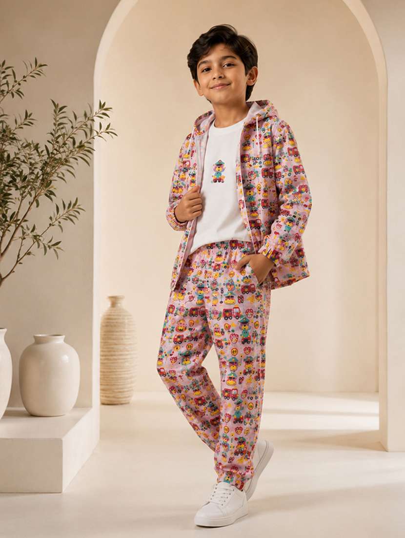 unisex printed long sleeves rain suit - 22567848 -  Standard Image - 3