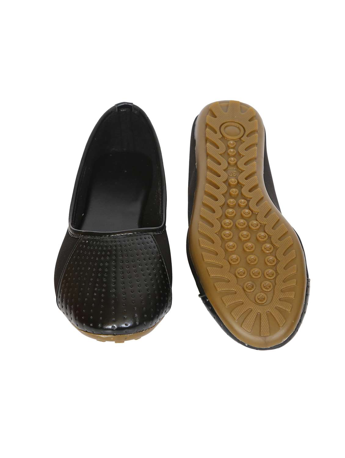 women textured slip on ballerina - 22568203 -  Standard Image - 3