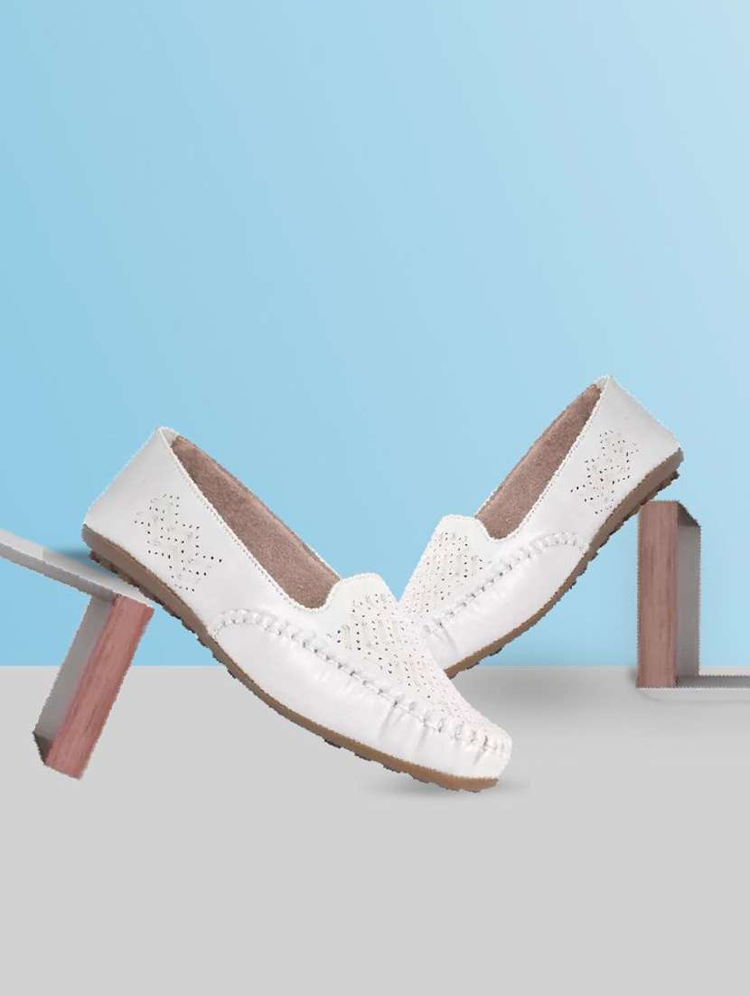 women textured slip on ballerina - 22568218 -  Standard Image - 3