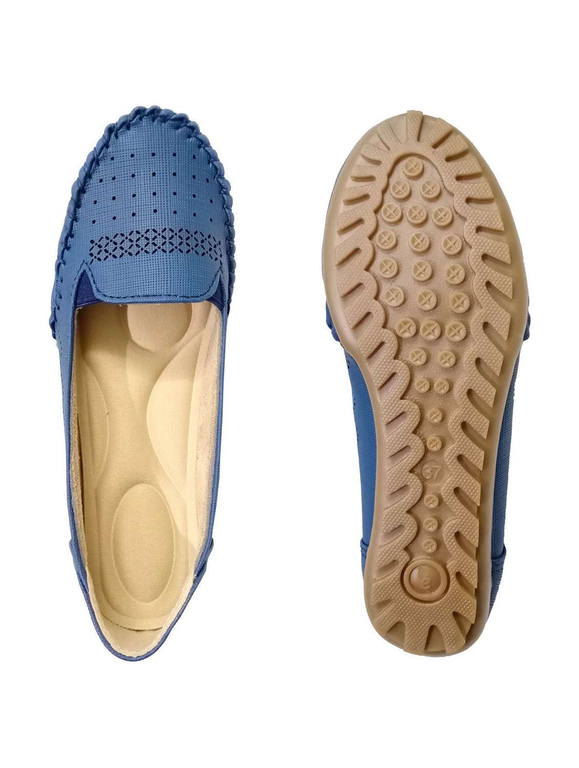 Women Cutwork Slip On Loafer - 22568229 -  Standard Image - 3