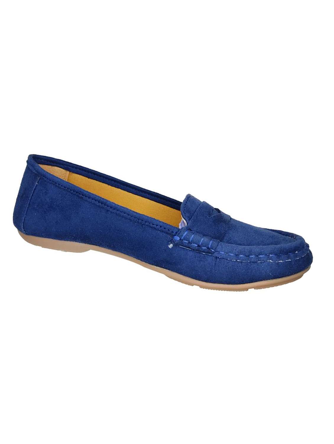 women solid slip on loafer