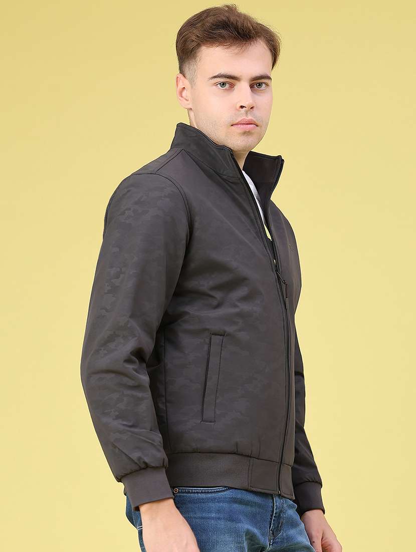 Men Camouflage Long Sleeve Lightweight Bomber Jacket - 22568654 -  Standard Image - 5