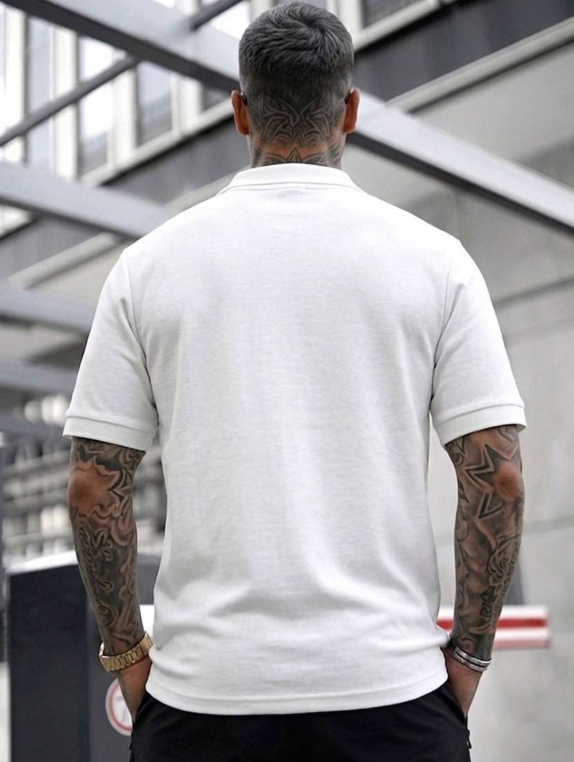 men printed short sleeves polo t-shirt - 22569010 -  Standard Image - 3