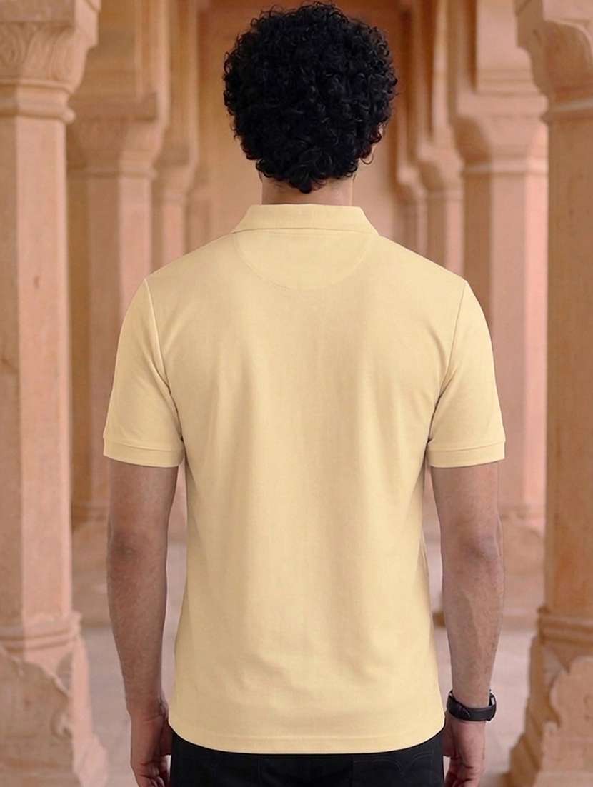 men printed short sleeves polo t-shirt - 22569051 -  Standard Image - 3