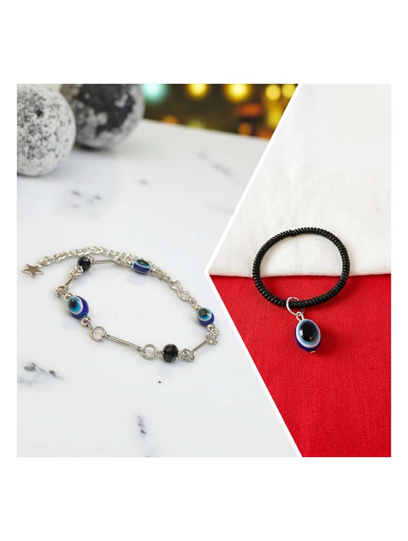 trendy nazar protection evil eye bracelet combo