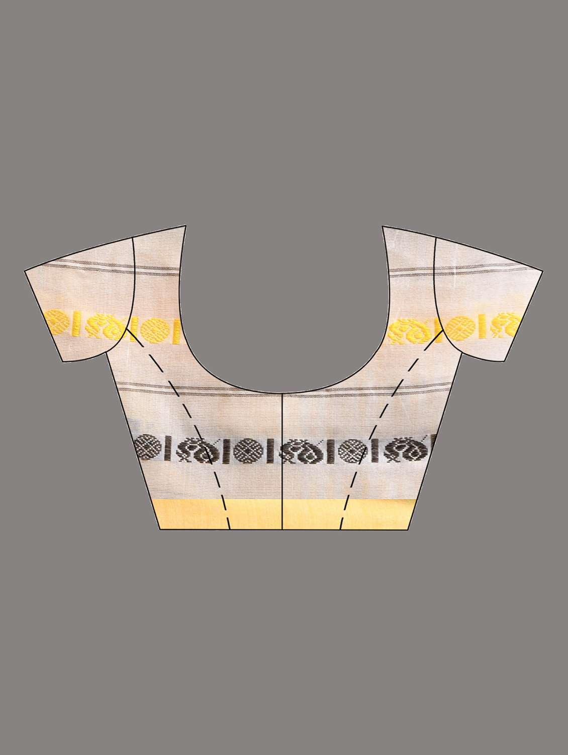 women self design handloom saree with blouse - 22569285 -  Standard Image - 5
