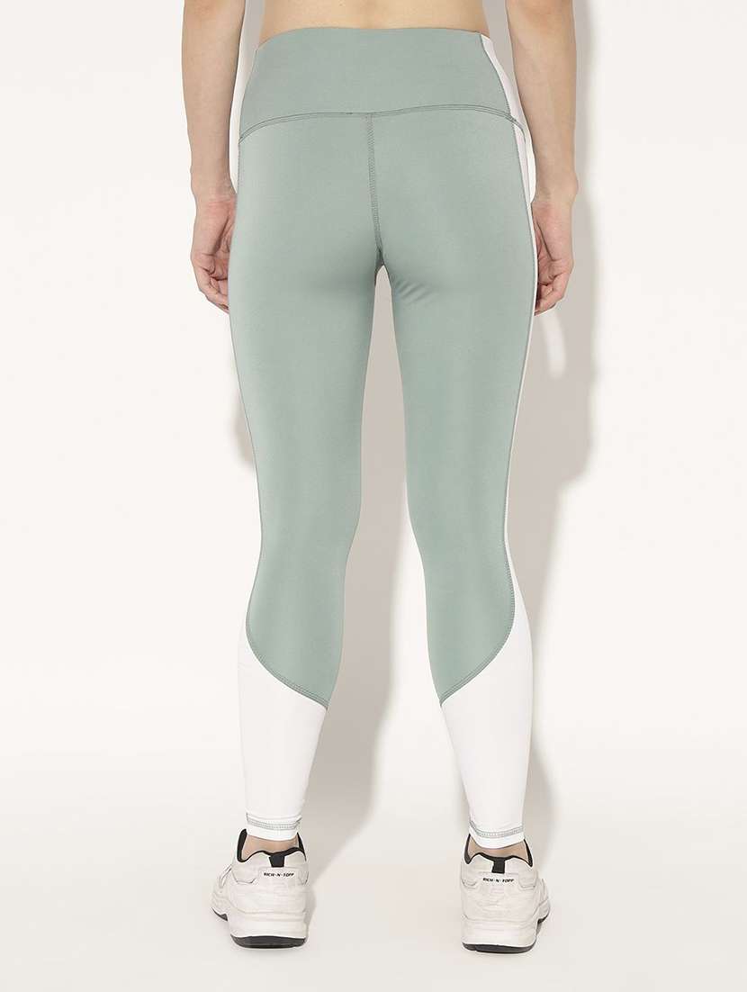 women side taped high rise leggings - 22570444 -  Standard Image - 3