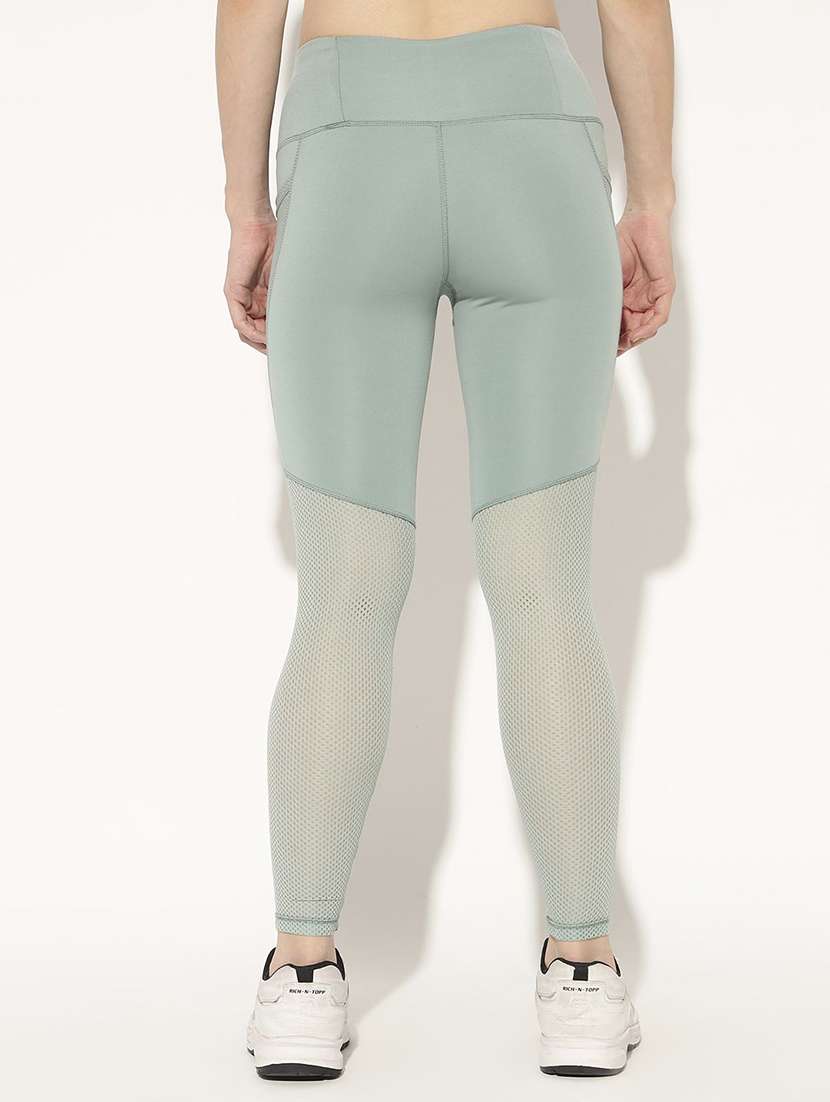 women self design high rise leggings - 22570447 -  Standard Image - 3