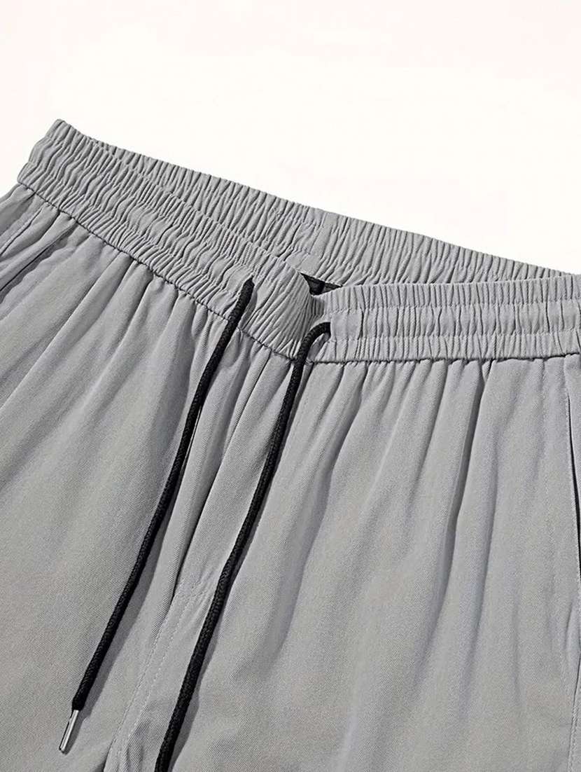men solid mid rise baggy fit cargo pant - 22570514 -  Standard Image - 3
