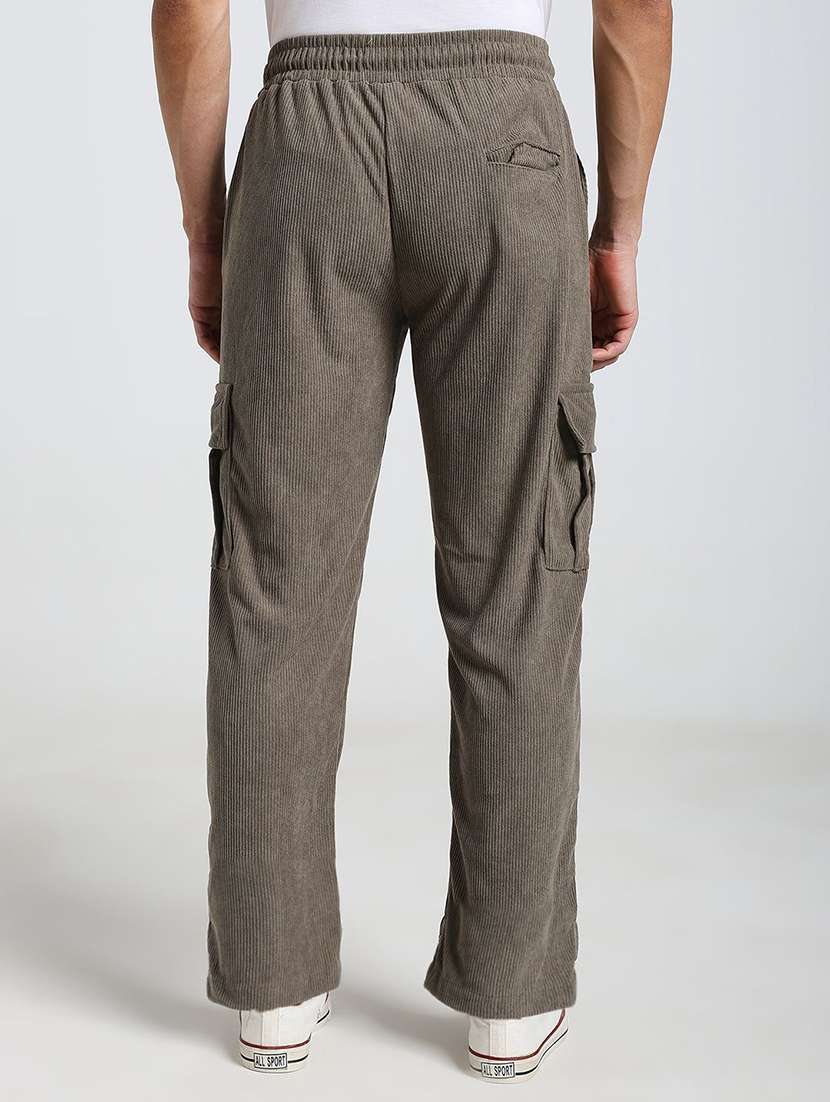 men textured mid rise regular fit cargo pant - 22570613 -  Standard Image - 3
