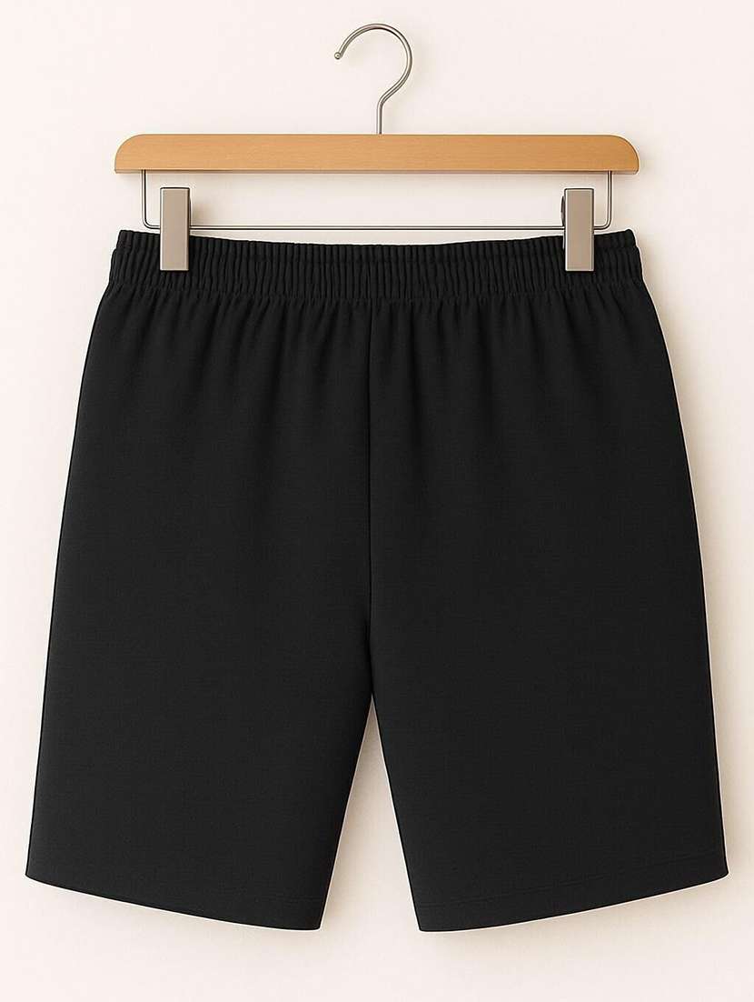 Men Textured Mid Rise Regular Fit Shorts - 22570772 -  Standard Image - 3