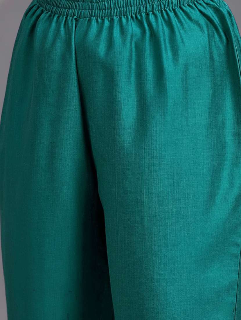women embroidered three quarter sleeves kurta pant set with dupatta - 22571071 -  Standard Image - 5