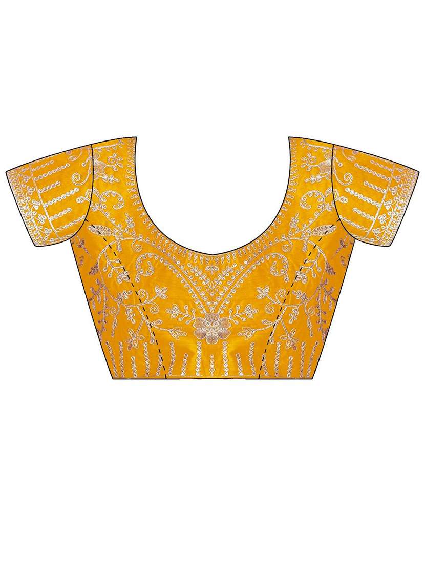 women bandhani printed saree with blouse - 22571509 -  Standard Image - 5