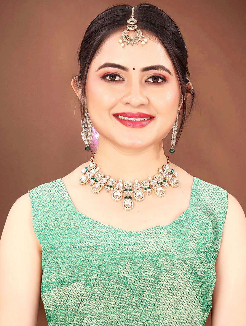 women self design dharmavaram saree with blouse - 22571595 -  Standard Image - 5