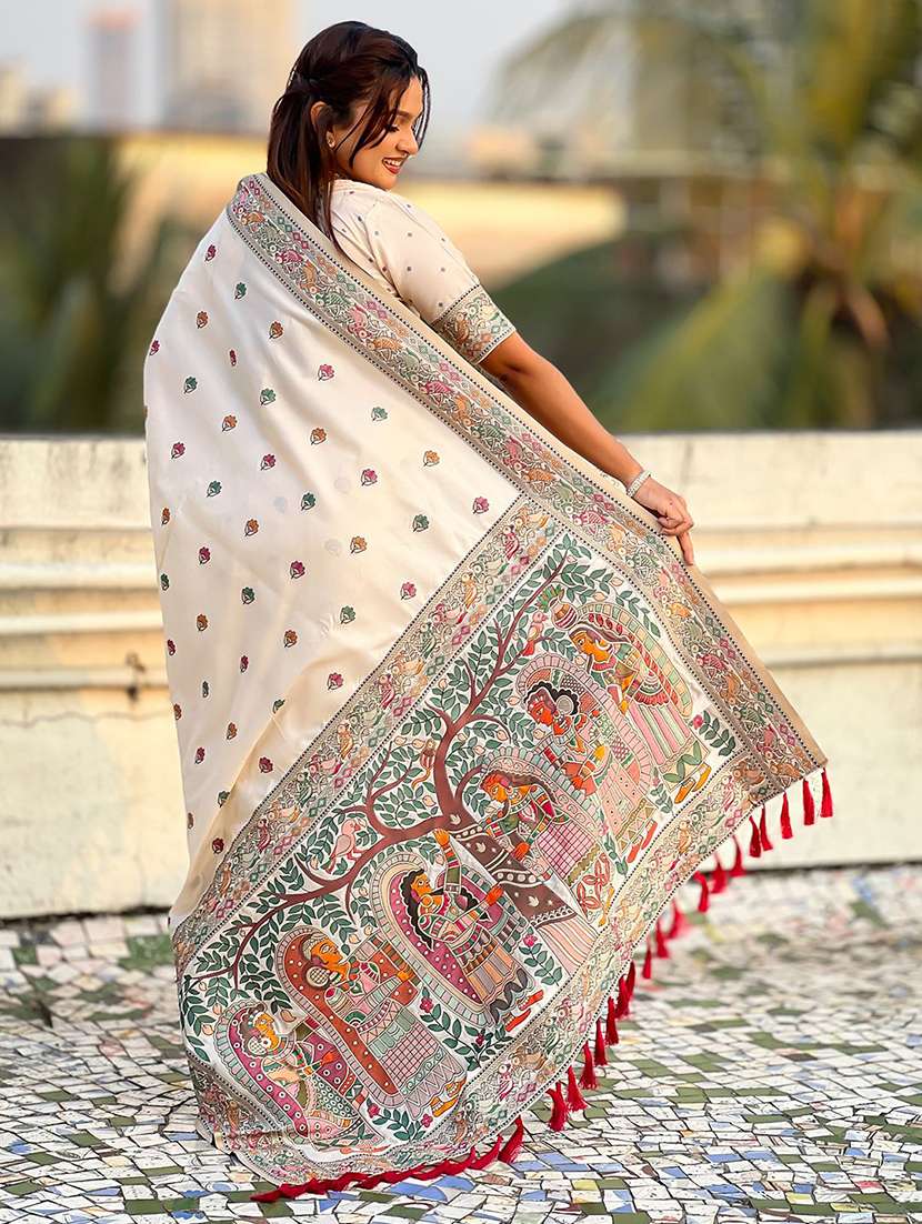 women self design baluchari saree with blouse - 22571672 -  Standard Image - 3