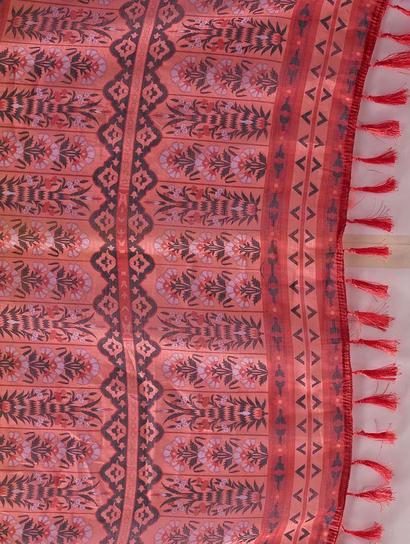 women printed casual wear saree with blouse - 22571902 -  Standard Image - 5
