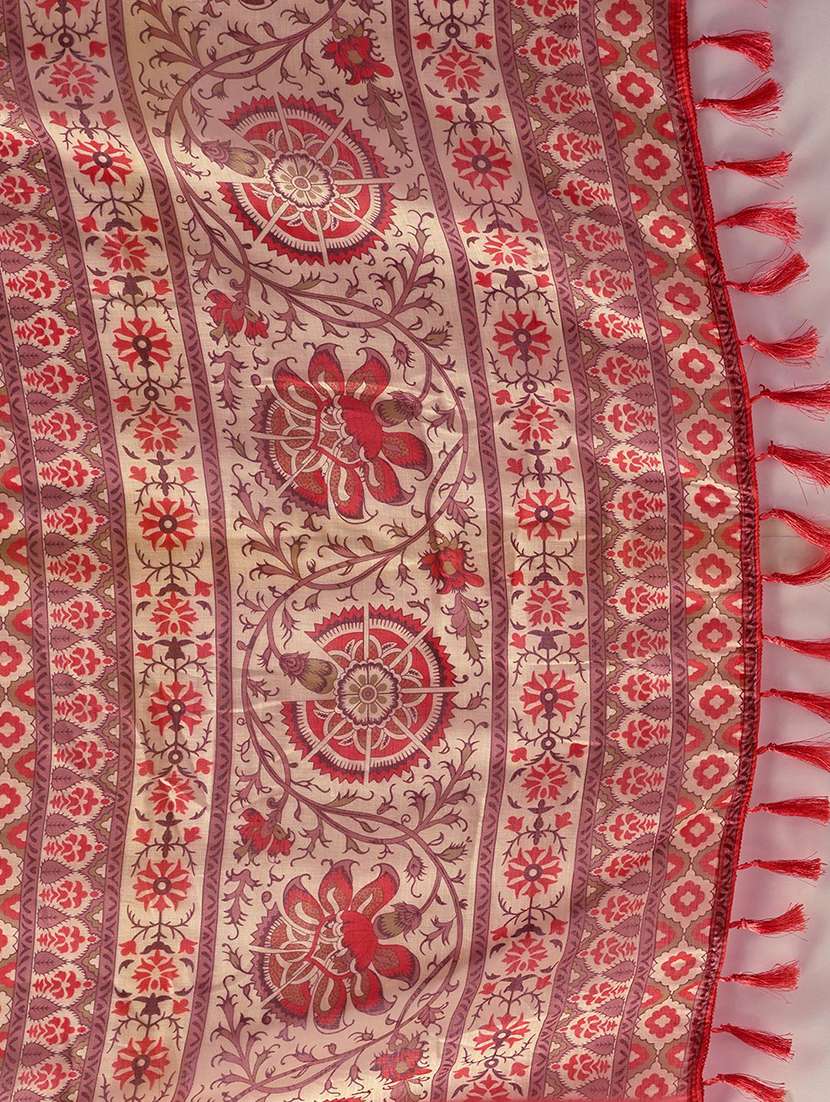 women printed casual wear saree with blouse - 22571903 -  Standard Image - 5
