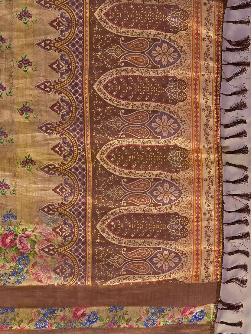 women printed casual wear saree with blouse - 22571905 -  Standard Image - 5