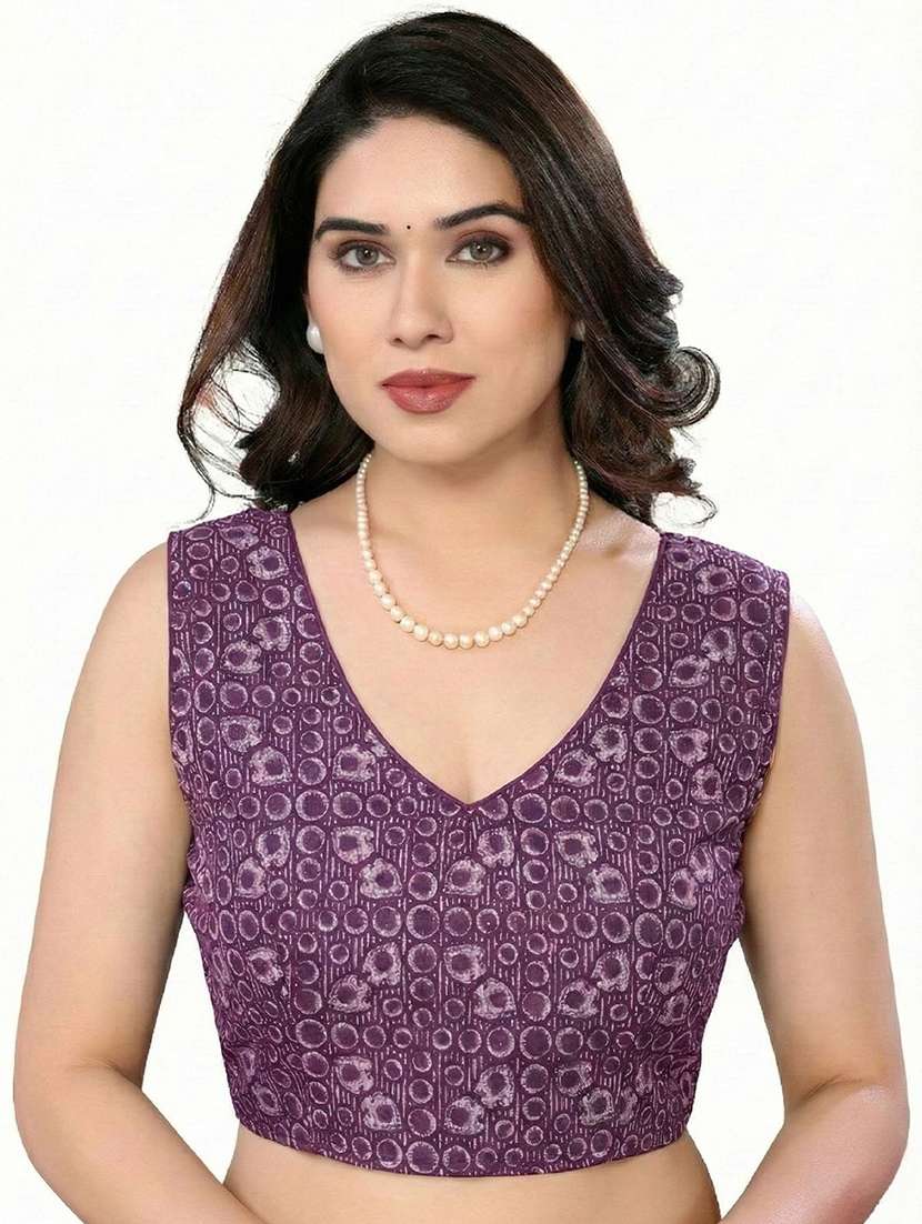 women printed casual wear saree with blouse - 22571912 -  Standard Image - 3