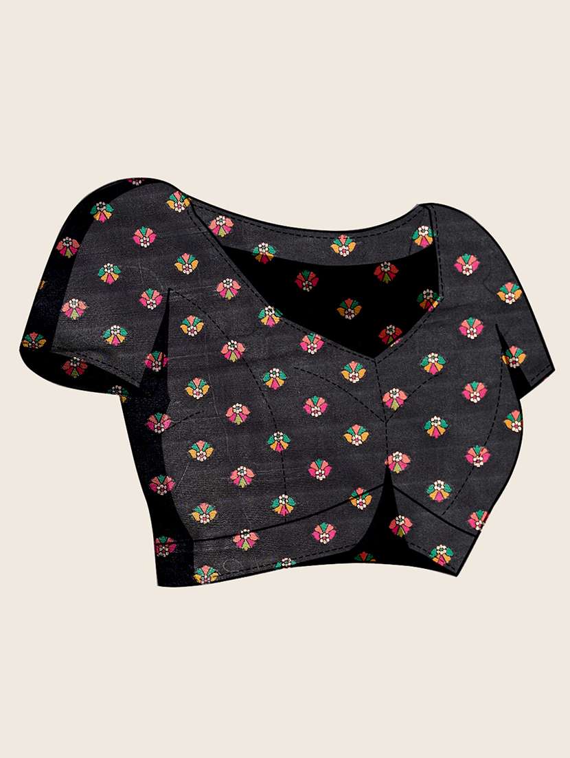 women self design pashmina silk saree with blouse - 22571951 -  Standard Image - 5