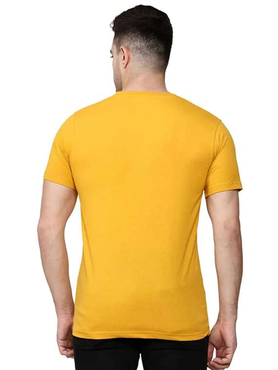 men printed round neck regular fit t-shirt - 22572115 -  Standard Image - 3