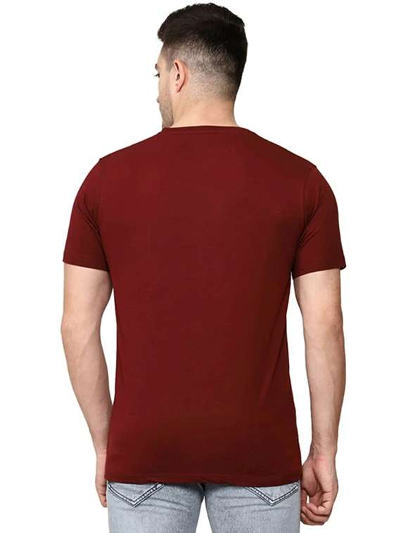 men printed round neck regular fit t-shirt - 22572123 -  Standard Image - 3